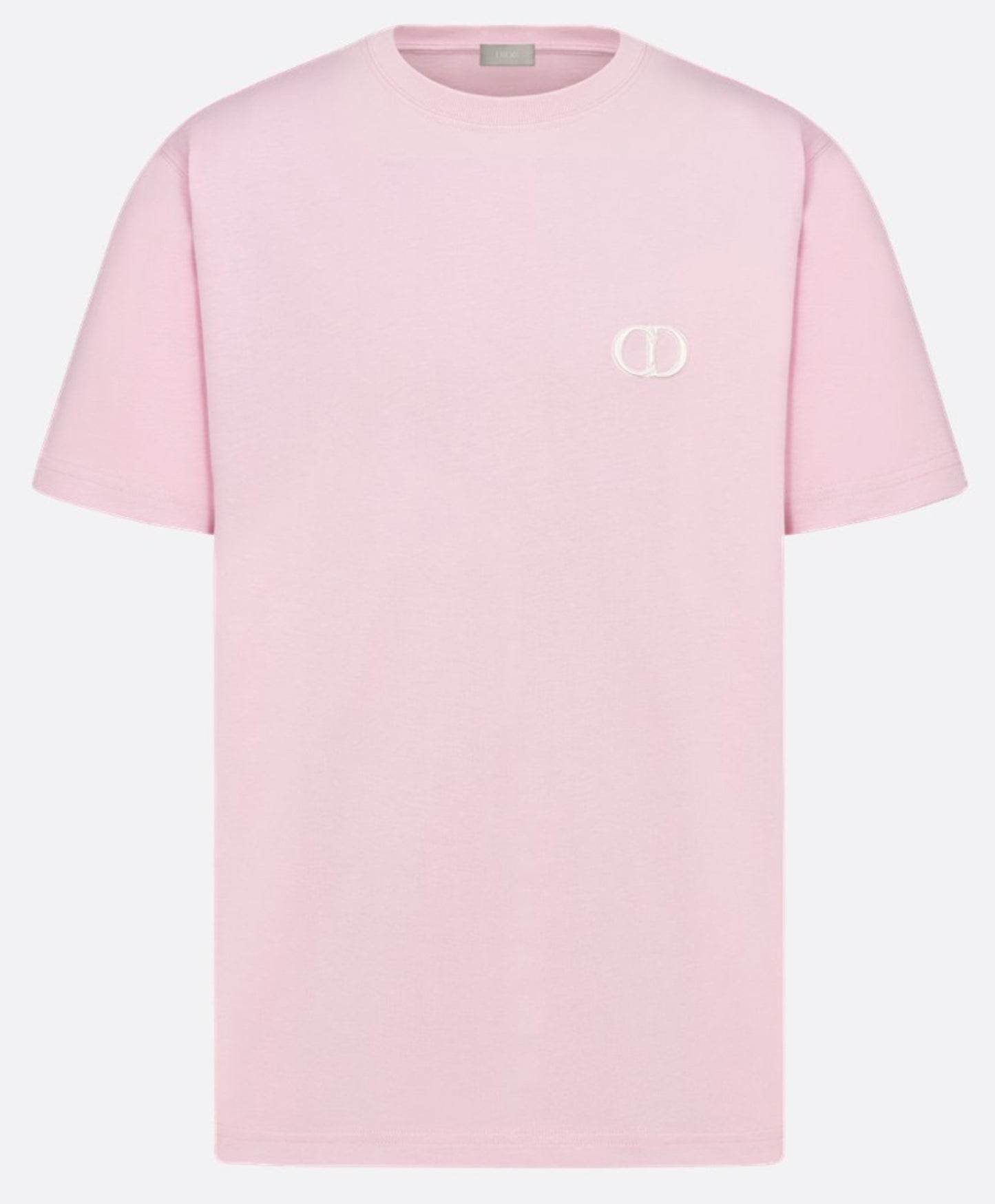 CD Icon Cotton Pink T-shirt By Dior