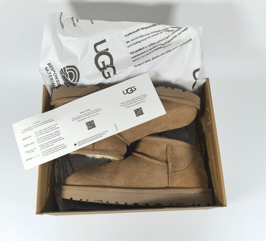 UGG Classic Ultra Mini Boot in Chestnut.